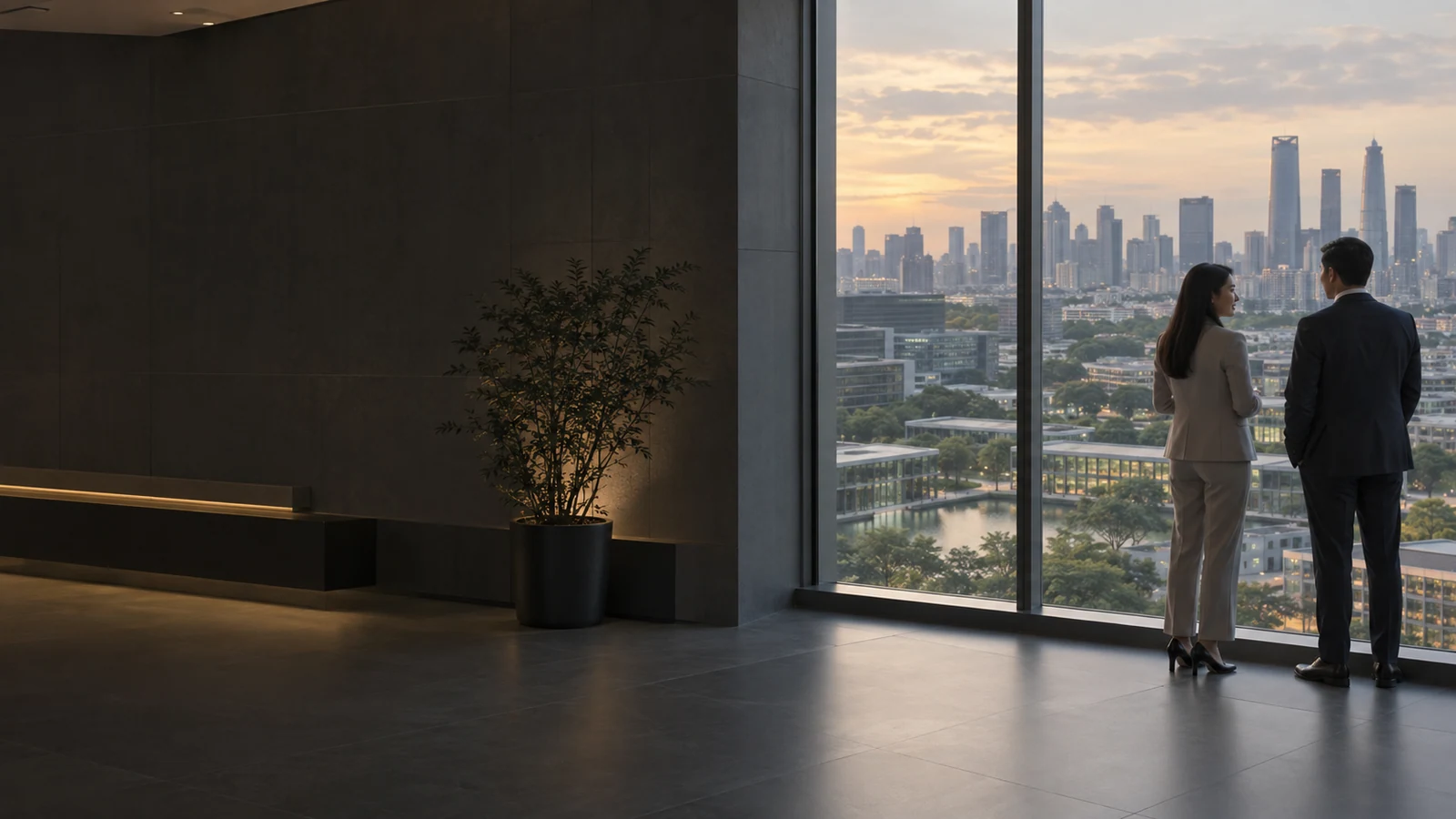 Người phụ trách hoạt động trao đổi về kế hoạch nhân sự cho thị trường tiếp theo, minh họa do AI tạo
